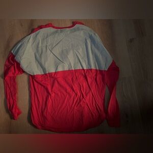 Lauren James Pink Pocket Long Sleeve Tee